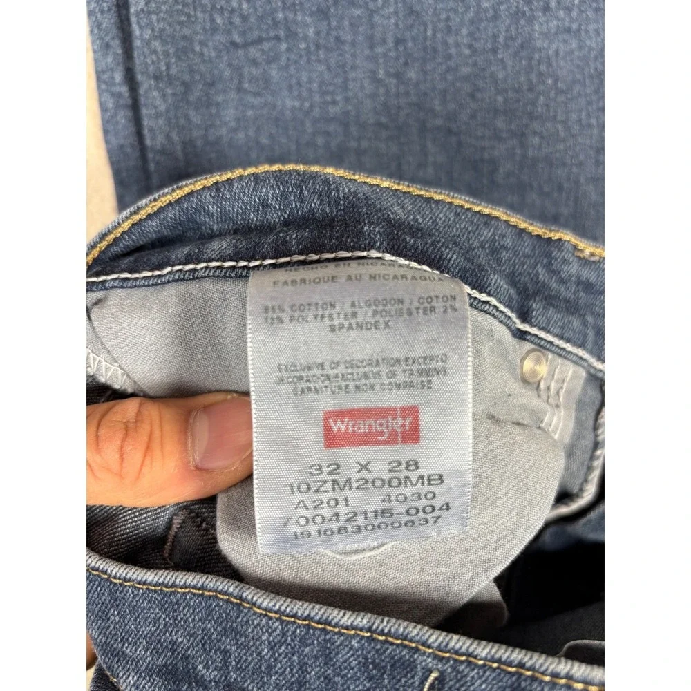 Wrangler‎ Authentics Mens Regular Fit Straight Leg Jeans Blue 32x28 Lot of 2